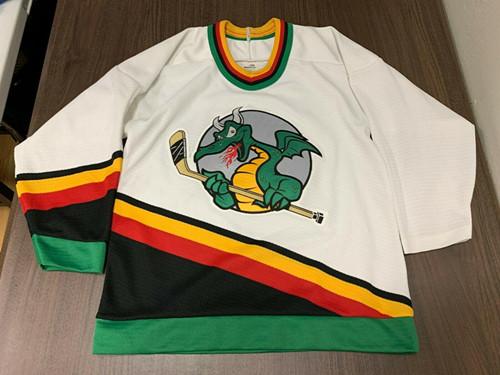 High quality embroidery Rare Antonio dragon chi hockey jerseys Embroidery Stitched Customize any number and name Jerseys