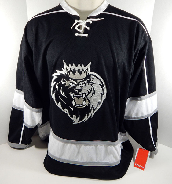 Manchester Monarchs men Hockey Jersey Embroidery Stitched Customize any number and name Jerseys