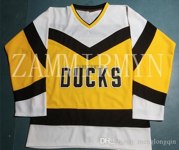 High quality embroidery 1 HANRAHAN - Long Island DUCKS Hockey Jersey Embroidery Stitched Customize any number and name Jerseys