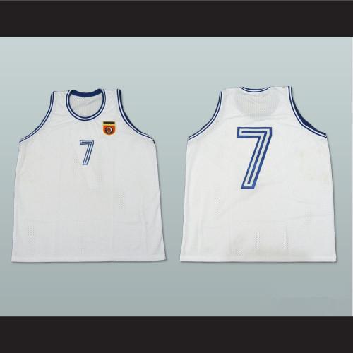 Mirza Delibasic Yugoslavia Basketball Jersey 4 PETROVIC 15 DELIBASIC Embroidery Stitched Customize any number and name Jerseys