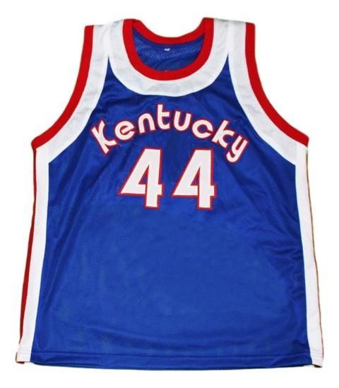 Dan Issel #44 Kentucky Colonels New Men Basketball Jersey Blue Embroidery Stitched Customize any number and name Jerseys