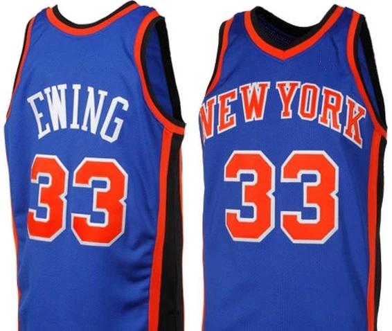 #33 Patrick Ewing 1996-1997 Throwback Basketball Jersey Embroidery Stitched Customize any number and name Jerseys