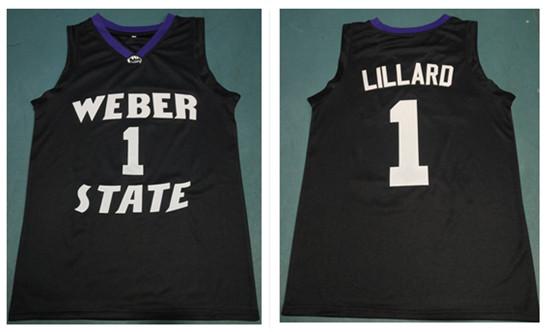 Weber State Wildcats College Black Retro Basketball Jersey Men's Stitched Jerseys Embroidery Stitched Customize any numbe