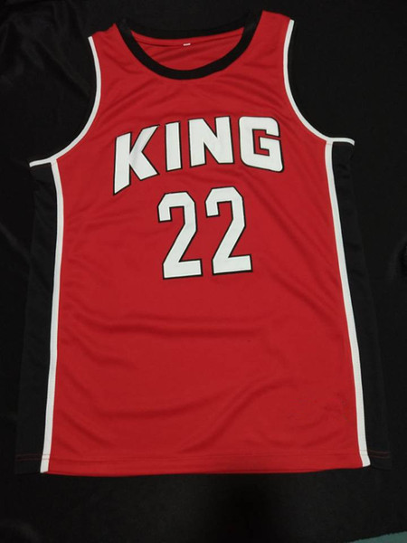 Kawhi Leonard # 22 Martin Luther King High School secundaria Retro Baloncesto Jerseys Mens cosido personalizado cualquier número nombre Embr