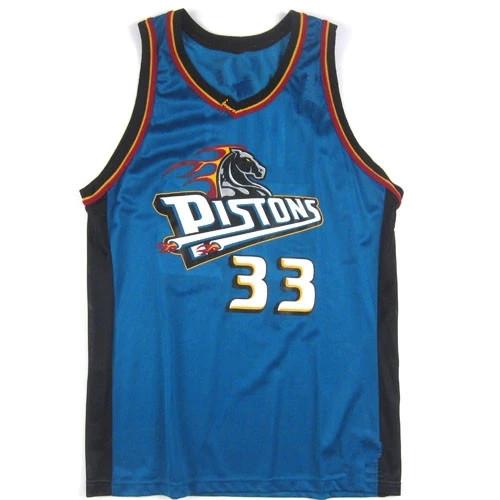 Vintage #33 Grant Hill Detroit Champion Basketball Jersey Embroidery Stitched Customize any number and name Jerseys