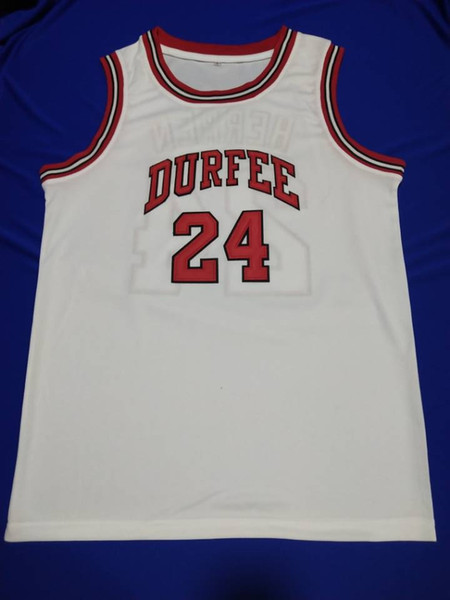 24 Chris Herren Durfee High School Retro Classic Basketball Jersey Embroidery Stitched Customize any number and name Jerseys