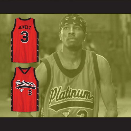 Philip Champion Jewelz 3 Platinum Jewelz Basketball Jersey Embroidery Stitched Customize any number and name Jerseys