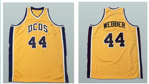 CHRIS WEBBER COUNTRY DAY HIGH SCHOOL BASKETBALL Jersey Embroidery Stitched Customize any number and name Jerseys