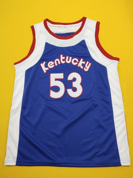 Artis Gilmore # 53 Colonels Kentucky 1974-75 Retro Basketball Jersey Basketball Jersey Embroidery Stitched Customize any number and name Je