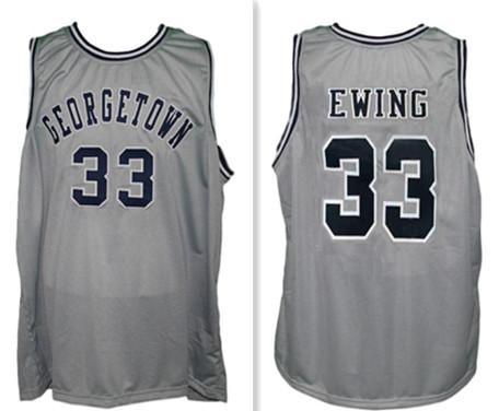 Patrick Ewing 33 Custom College Basketball Jersey Embroidery Stitched Customize any number and name Jerseys