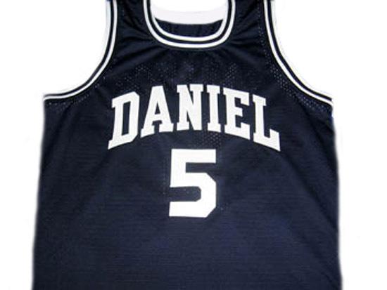 Pete Maravich #5 Daniel High School New Men Basketball Jersey Navy Blue Embroidery Stitched Customize any number and name Jerseys