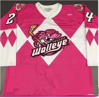 Anticancer Toledo corneal white spot hockey jerseys embroidered stitched jerseys customized in any number and name