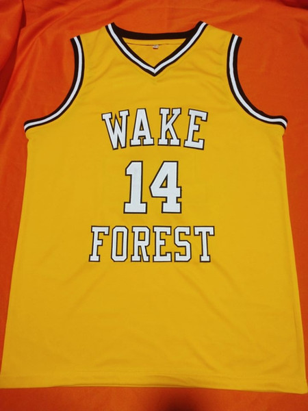 high quality Bogue Wake Forest Demon Deacons Throwback mens Basketball Jersey Embroidery Stitched any Number and name