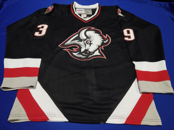 Custom man 1999-2000 buffalo sabres #39 Dominik Hasek Hockey Jersey Embroidery Stitched Customize any number and name Jerseys