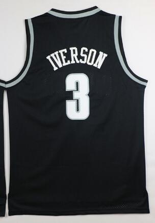 2022men Ewing 33 Iverson 3 fan shop online store for sale Georgetown College Basketball jersey Sport Trainer College Basketball wear yakuda