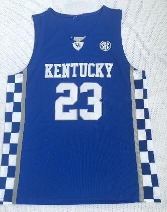 cheap Kentucky College fan shop online wholesale men Basketball Wear 3 ADEBAYO 11WALL 15 COUSINS 0 FOX 12 Towns 23 DAVIS Basketball Jerseys