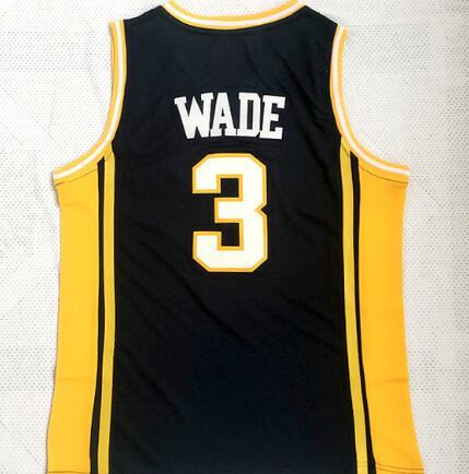 mens #3 Wade College Basketball Wears,men Marquette Golden Eagles 3 Wade 11 Young 7 Doncic 4 BAMBA 33 ALCINDOR 42 HOWARD Basketball wear