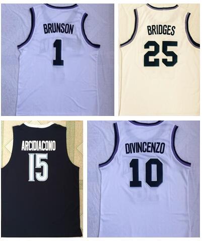 Villanova 25 Bridges 1 Brunson 15 Arcidiacono 10 DiVincenzo College Basketball jerseys,Sport Trainers College Basketball wear online store