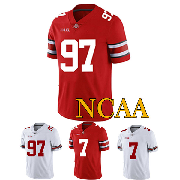 ncaa 97 Nick Bosa 7 Dwayne Haskins Jr Ohio State Buckeyes American College Football Wear