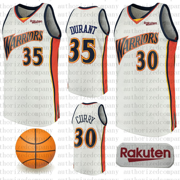 2019 Men's Golden jerseys State Stephen 30 Curry 35 Kevin Durant we believe Warriors Mitchell & Ness White Swingman Jersey Throwback