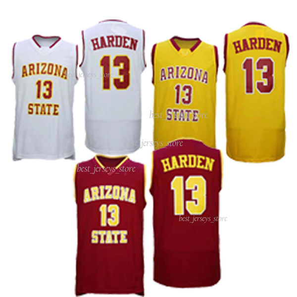 NCAA Arizona State Sun Devils jerseys 13 Harden basketball jerseys Hot Sale Jersey 18/19 New 100% Stitched