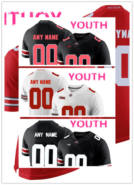 NCAA Ohio State Buckeyes OSU jerseys Justin Fields 1 Dwayne Haskins 7 J.K. Dobbins 2 jersey MEN WOMEN YOUTH black red White football jersey