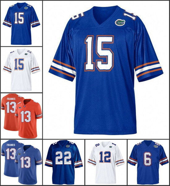 NCAA Florida Gators#1 Jeff Demps #6 Jeff Driskel #12 John Brantley #13 Franks #15 Tim Tebow #22 Emmitt Smith #28 Jeff Jersey