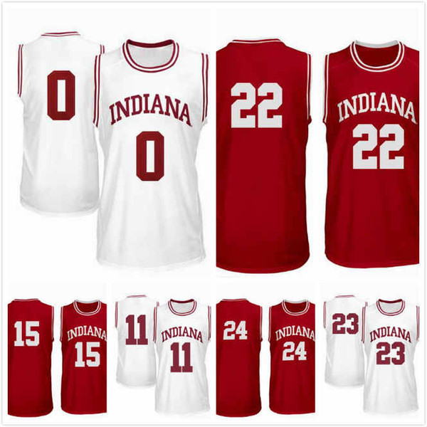 Zach McRoberts Jersey 15 Damezi Anderson 23 Clifton Moore 22 Romeo Langford 0 Devonte Green 11 Blackmon 24 Indiana Hoosiers 2019 Jersey S-3X