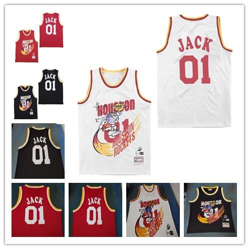 Mens Travis Scott X Br X Mn Houston Jersey y Black White Red Jointly Bleacher Report Special Edition Hippop Basketball Jerseys