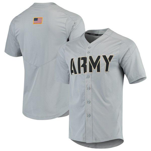 Mens Army Black Knights Vapor Untouchable NCAA Jersey 100% Stitched Army Black Knights College Baseball Jerseys Grey S-XXXL