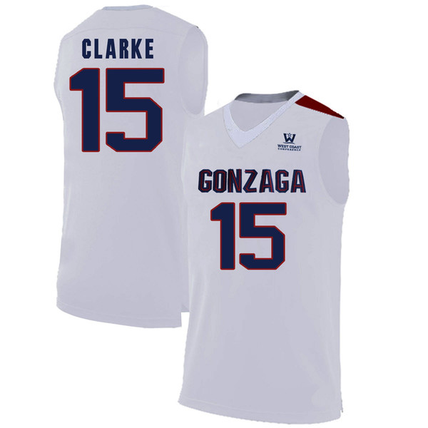 Brandon Clarke Navy Blue Men's Gonzaga Bulldogs Corey Kisper Black Domantas Sabonis White Stitched College Basketball Jersey