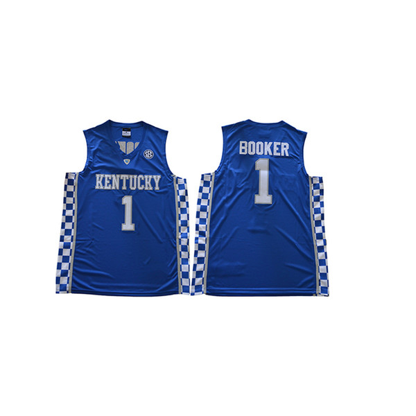 Mens Devin Booker Jersey Collection Kentucky Wildcats College Basketball Jerseys High Quality Stitched Name&Number Size S-2XL