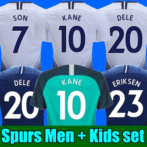 tottenham spurs Soccer Jersey 2018 2019 LUCAS ERIKSEN DELE SON jersey 18 19 Football TOP kit shirt