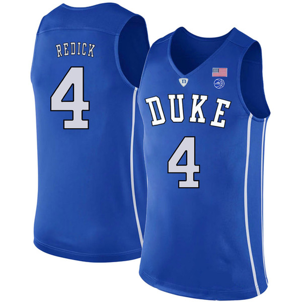 JJ Redick Men's Duke Blue Devils Kyrie Irving Justin Robinson Joey Baker Blue Stitched College Basketball Jersey