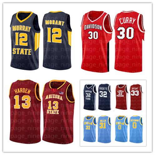 NCAA murray state University Jerseys Ja Morant Allen Kevin Stephen Antetokounmpo 23 James Giannis Durant Wade Curry Harden