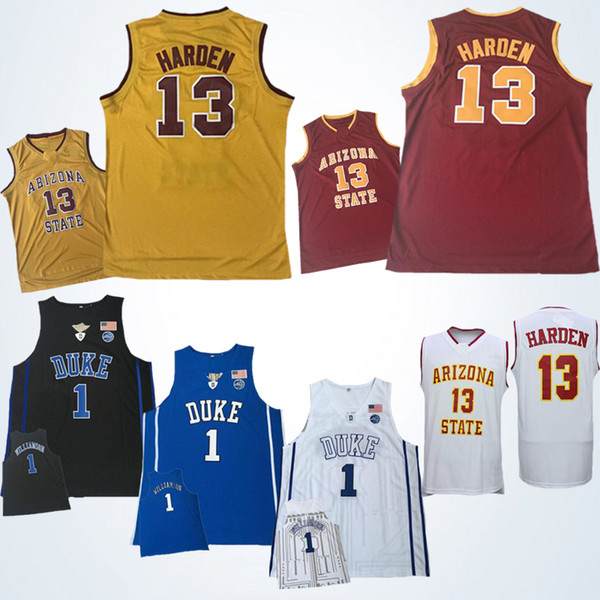 2019 New NCAA Basketball jerseys 1 DUKE jerseys 13 HARDEN jerseys Special sales high quality Comfortable fabric