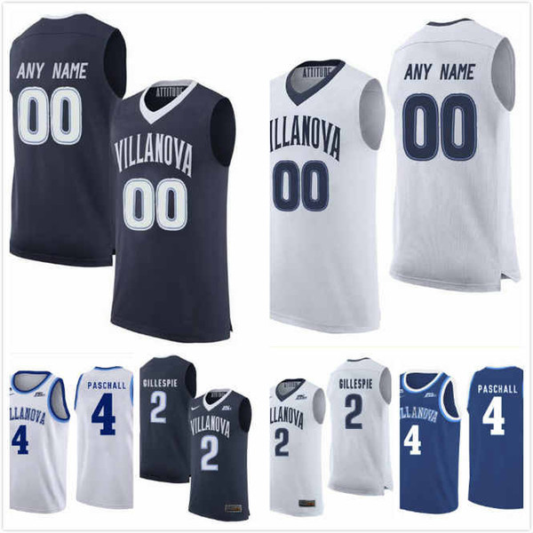 Eric Paschall Jersey 4 Collin Gillespie 2 Jermaine Samuels 23 Dhamir Cosby-Roundtree 21 Tim Delaney 34 Peyton Heck 22 Villanova Jerseys S-3X