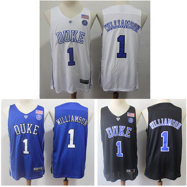 Zion Williamson 2019 NCAA Blue Devils College Jersey Duke College Basketball Wears Williamson embroidery logo Breathable fabrics