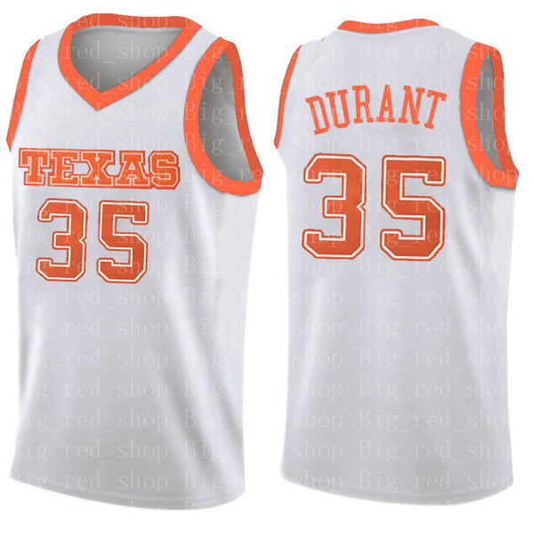 Stephen 30 Curry Mens Kevin 35 Durant jersey NCAA University Red White College Basketball Wears Cheap