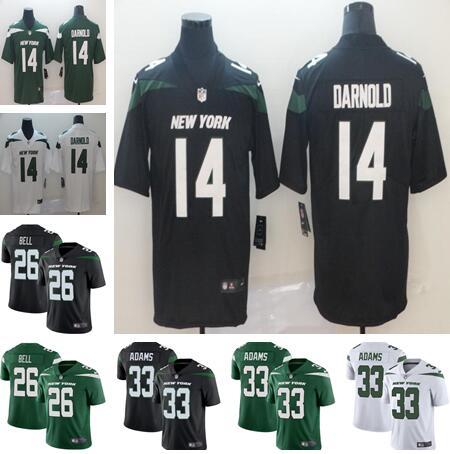 2019 NEW Men women kid New York 26 Le'Veon Bell Jerseys ny jets 33 Jamal Adams 14 Sam Darnold black green white youth american football jers