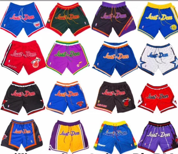 2019 Just Don shorts Ultra-light Breathable Professional Sport Basketball Shorts Gym Short fashion mens Training Shorts with pockets