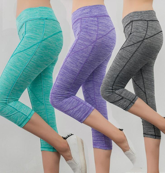 Multicolor Sport Clothes Yoga Pants Workout Running Exercise High Waist Elastic Quick Dry Casual Fitness Leggings