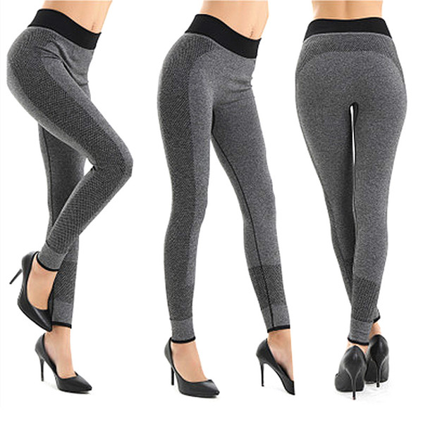 Women Fashion Tight Sportwear Nice Leggings High Elastic Thin Sports Yoga Pants Fitness Running Long Trousers Legging 2501033