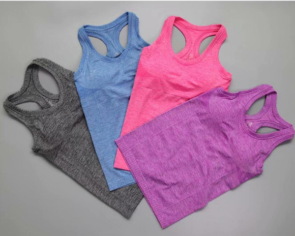 Sleeveless Sports T Shirts Women Summer Casual T-shirt Logo Printed Tank Top Sexy Girls Sports Camisoles Quicky Dry Running Yoga Vest