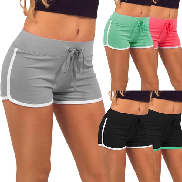 Summer Solid Cotton Sports Shorts Yoga Large Size Hot Fitness Outdoor Exercising Running Workout Gym Sport Shorts