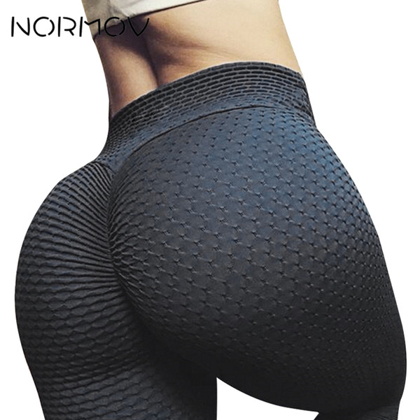 NORMOV Fitness Clothing Yoga Leggings Tights Women Legging Sport Femme Breathable Push Up Pants Female Training Running Clothes