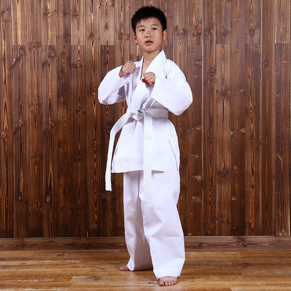 Men Women Clother Arate Uniform Training Suit Karate Performance Breathable Clothing Student Children Adult Clothes Tae Kwon Do