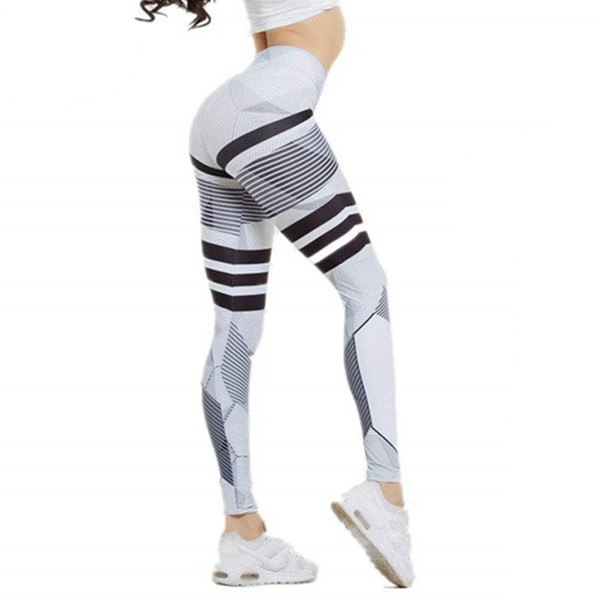 Yoga Leggings Women Fitness High Waist Yoga Pants Ladies Leggings Stretch Sport Pants Outdoor Gym Workout Tights