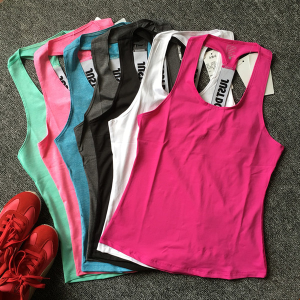 Women Yoga Top Gym Sports Vest Sleeveless Shirts Tank Tops Sport Top Fitness Women Running Clothes Singlets