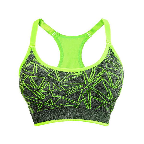 Women Bra Sport Fitness Sexy Bra Vest Summer Push Up Bras For Running Gym Women Crop Tank Tops Bralette Plus Size Outdoor